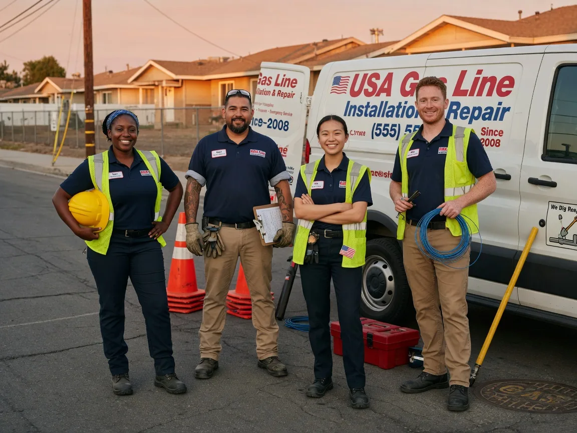 Gas Line Installation company in Hydes, MD
